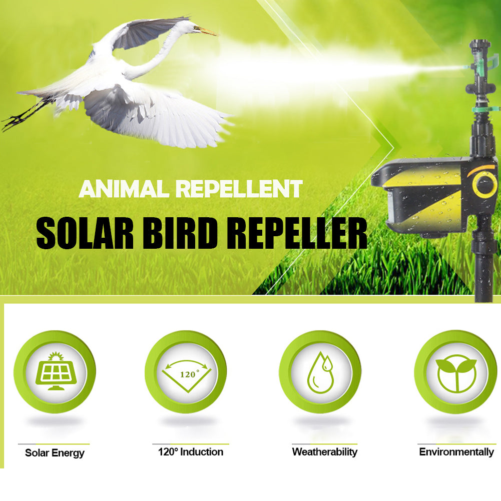 Skanto | Solarbetriebener, bewegungsaktivierter Sprinkler zur Abwehr von Rehen und Gartenschädlingen