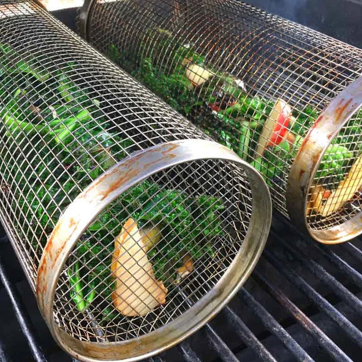 Skanto | Rollender Grillkorb aus Edelstahl