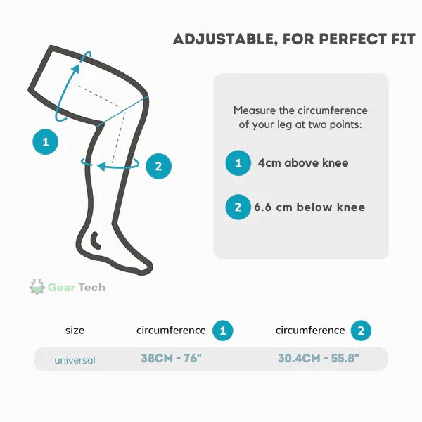 Skanto | Kniebandage bei reduzierter Arthrose | Mediale und laterale Unterstützung zur Linderung von Knochen-auf-Knochen-Arthrose, verstellbare Größe für erhöhten Komfort