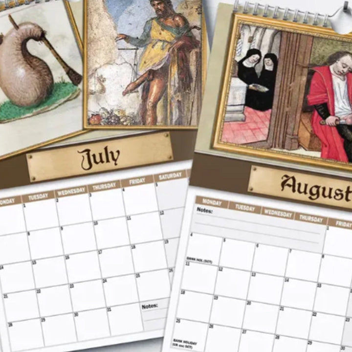 Skanto | Lustiger Mittelalter-Kalender 2025 – Humor & Kunst