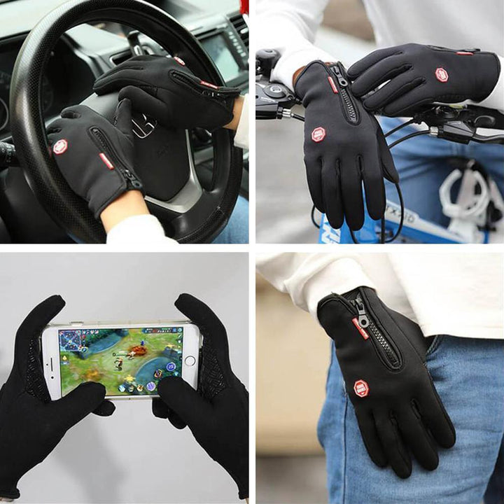 Skanto | Hochwertige, warme, wind- und wasserdichte Touchscreen-Handschuhe, Unisex