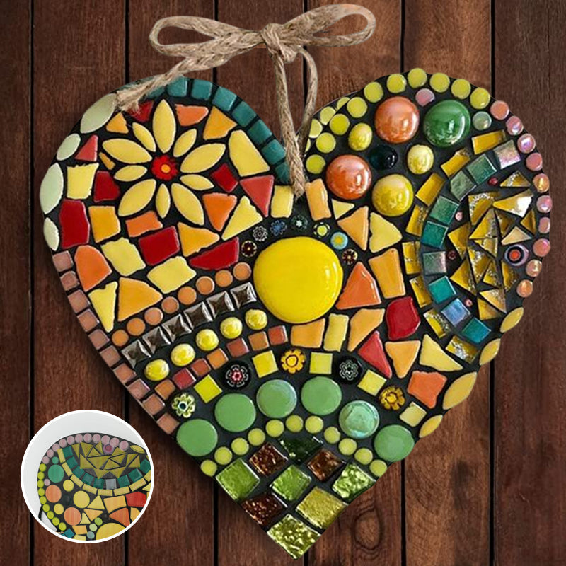 Skanto | Große Garten-Mosaik-Herz-Dekoration