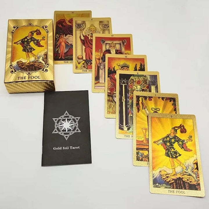 Entdecken Sie die mystische Welt des Tarot Goldfolien-Tarots