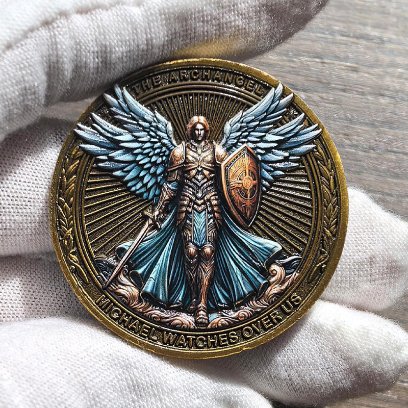 Skanto | Erzengel Michael wacht über uns Challenge Coin