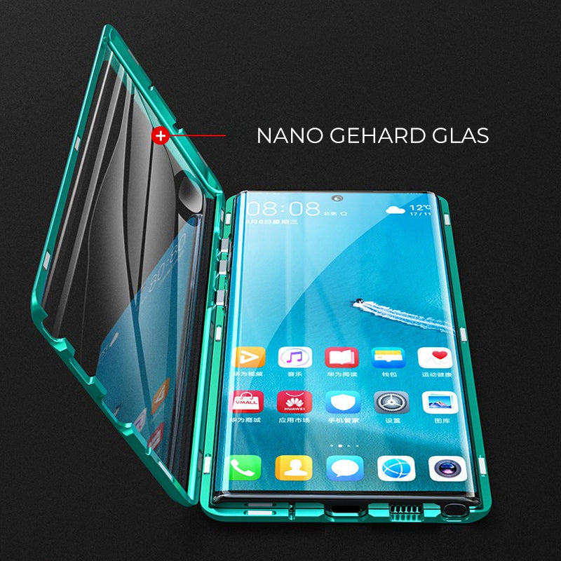 Magnetische Handyhülle mit doppelseitigem Panzerglas – für Samsung Galaxy S23/S22/S21/S20 & Note 20/10