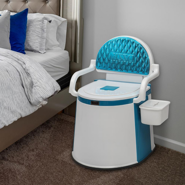 Tragbare Outdoor- und Indoor-Toilette für Erwachsene und Senioren