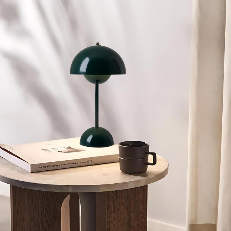 Skanto | Moderne Pilz-Design Tischlampe mit Touch-Steuerung