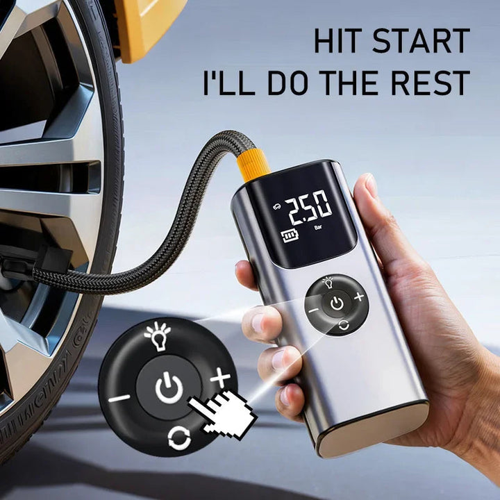 Skanto | Mini kabellose automatische Autoreifen-Luftkompressorpumpe