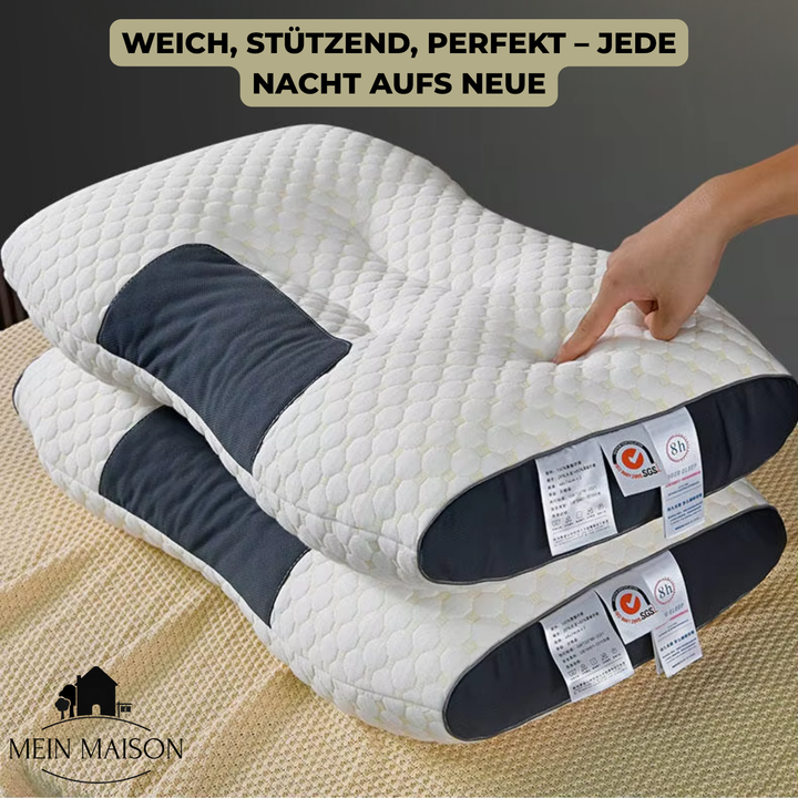 Skanto | Ergonomisches Memory-Schaum Konturkissen, atmungsaktiv