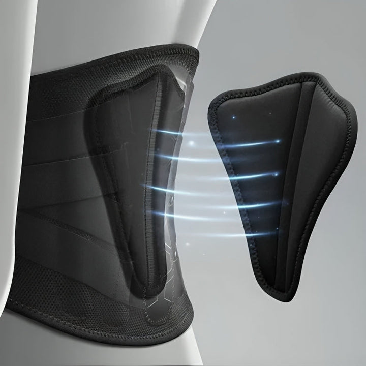 Ultra-atmungsaktive Lendenwirbelstütze – Leichte, stabilisierende Bandage zur Schmerzlinderung und Haltungsunterstützung Skanto