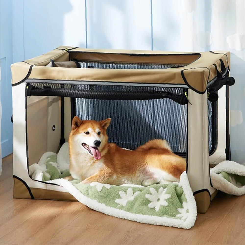 Skanto | Flocket Wasserdichte, multifunktionale Sherpa-Hundedecke