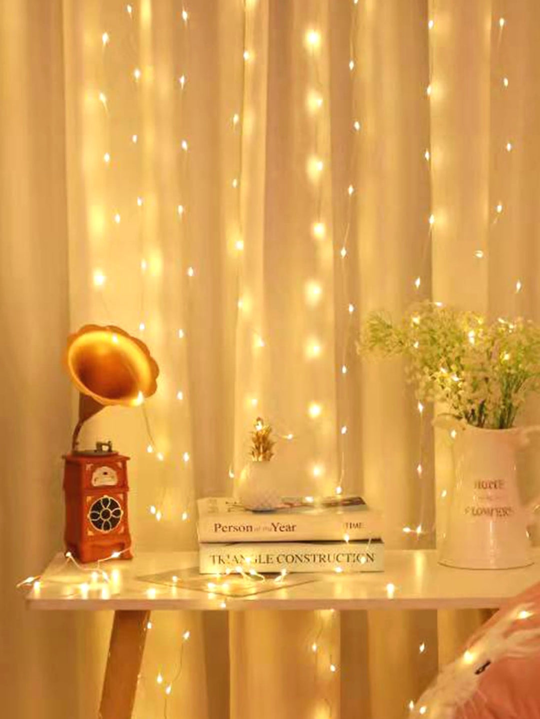 Skanto | 120 LED 2 x 2M Lichtervorhang – Neue Beleuchtung