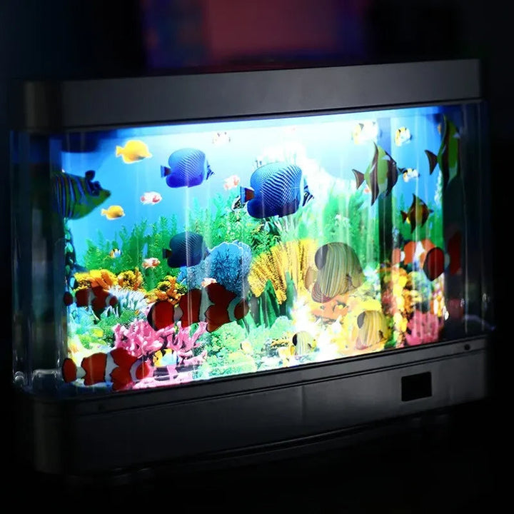 Skanto Skanto | Virtuelles Ozean-Schreibtisch-Aquarium mit LED-Nachtlicht