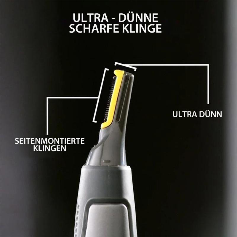 Präzisions-Augenbrauentrimmer | Ultradünner elektrischer Detailrasierer | Schwarz