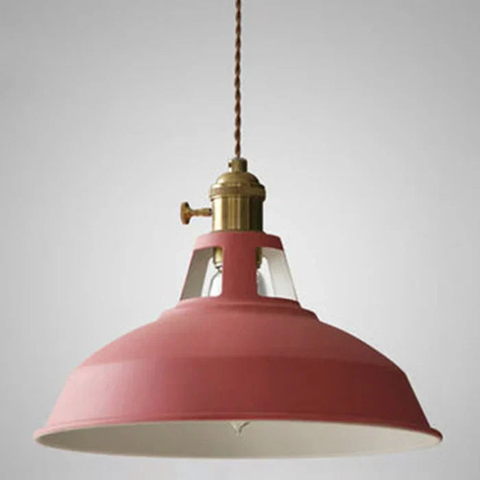 IronGlow Industrielle Retro-Hängelampe aus Metall, E27