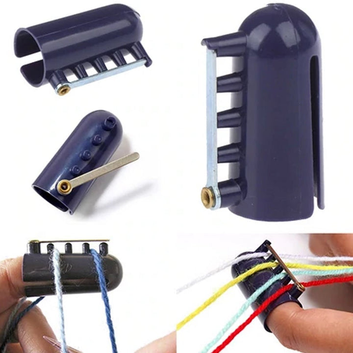 Skanto | QuickStitch Strickfingerhut Garnführung