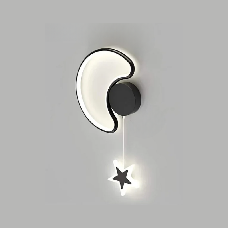 Skanto | DreamLight | Magische Wandlampe mit Wolken, Sternen und Mond