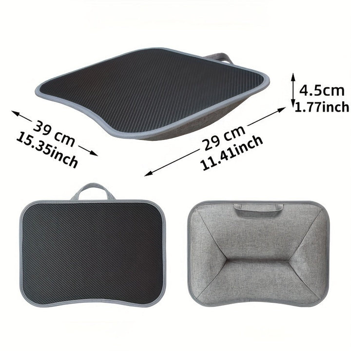 Skanto | Tragbarer Laptop-Tisch mit weicher Unterlage – Für Bett, Sofa und unterwegs