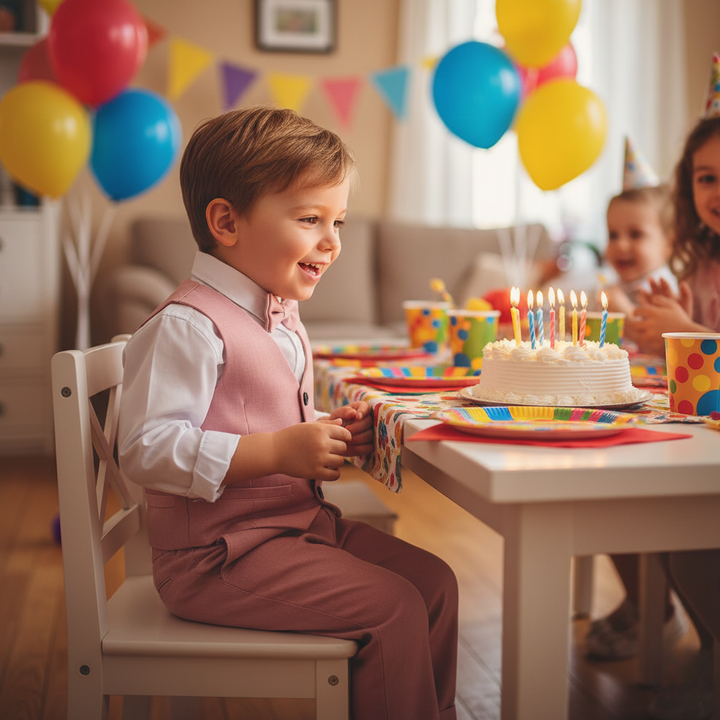 Skanto | Formelles Baumwoll-Outfit-Set für Jungen, Kleinkinder und Kinder