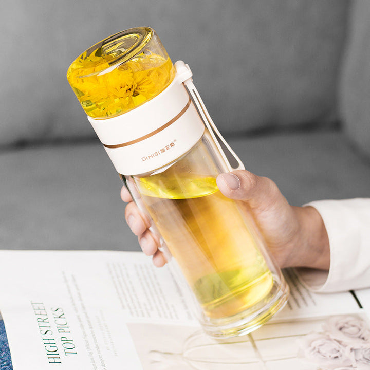 Skanto Infuser aus kristallklarem Glas