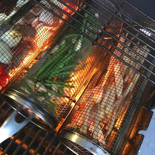 Skanto Skanto | Grill Spin – Rollender Grillkorb (1+1 Gratis)