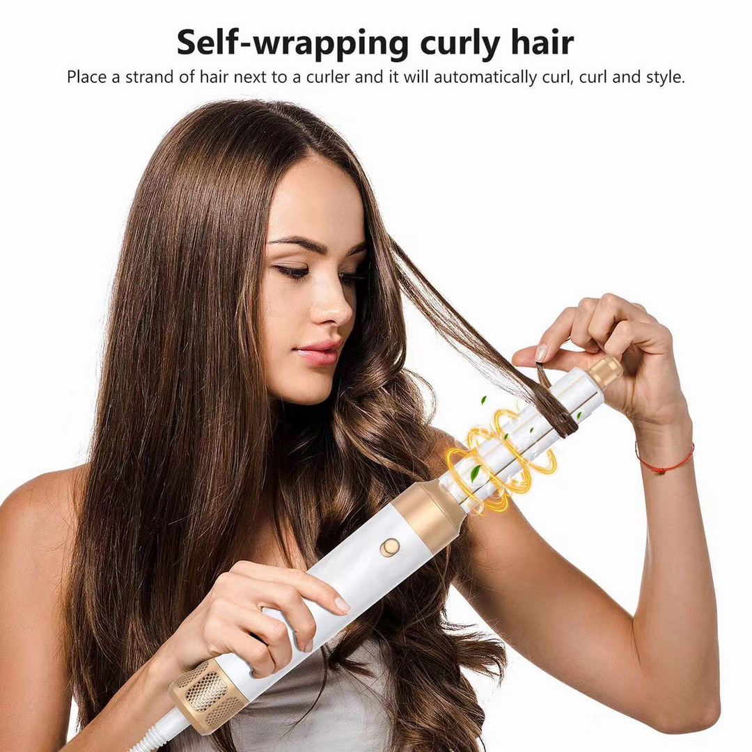 Skanto | 7-in-1 Airwrap Styler | Lockt, glättet & verleiht Volumen | Heiß-/Kaltluft