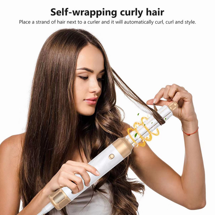 Skanto | 7-in-1 Airwrap Styler | Lockt, glättet & verleiht Volumen | Heiß-/Kaltluft