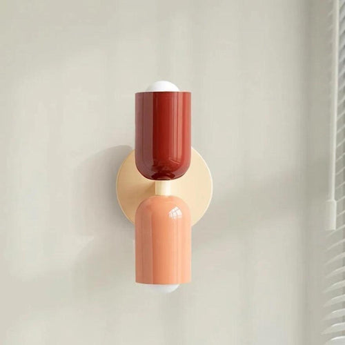 Skanto | Moderne Wandlampe mit doppeltem Glasschirm