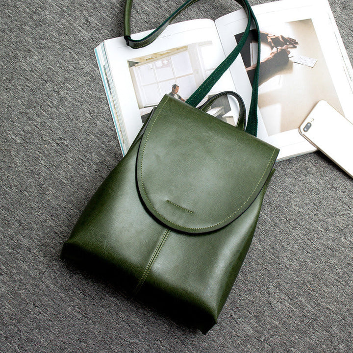 Skanto | LuxeCarry Lederrucksack – Stilvolles Design mit vielseitigem Stauraum für Damen