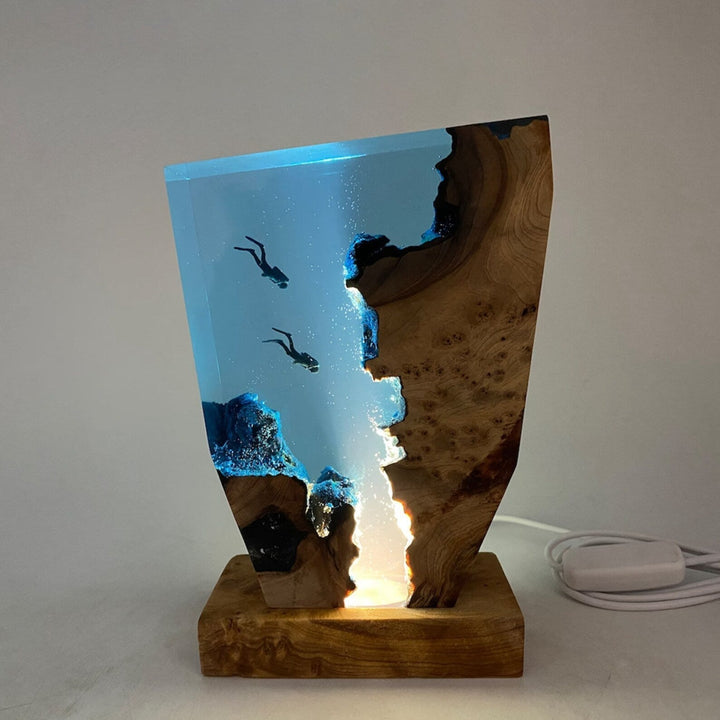 Skanto | Frendorf - Stilvolle Ozean-Karst Tischlampe für Zuhause