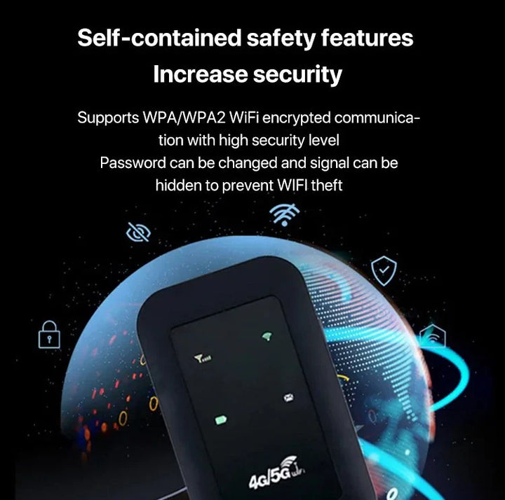 Skanto | Tragbarer 5G Mobile Router – Schnelles und zuverlässiges Internet für unterwegs