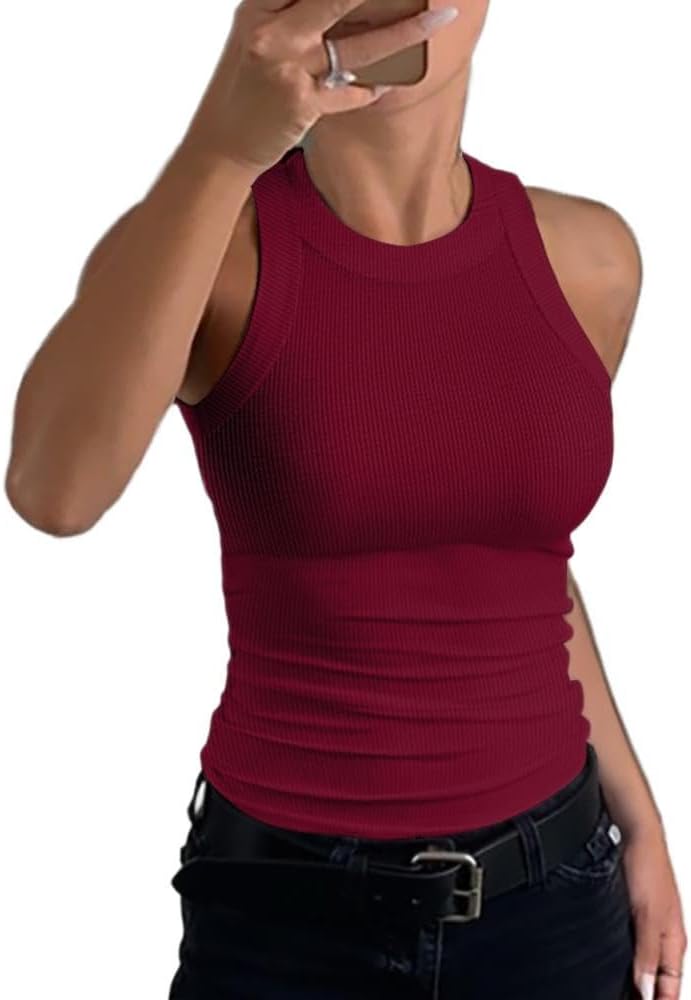 Skanto | Geripptes Racerback-Tanktop für Damen