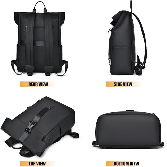 Skanto | Wasserdichter Reise- & Pendlerrucksack – USB, leicht & geräumig
