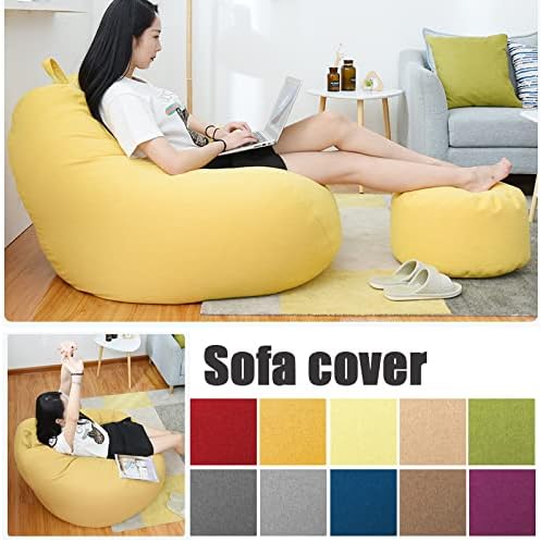 Norvo | Sitzsackbezug | Ergonomisch und stilvoll | 80x90 cm, 100x120 cm