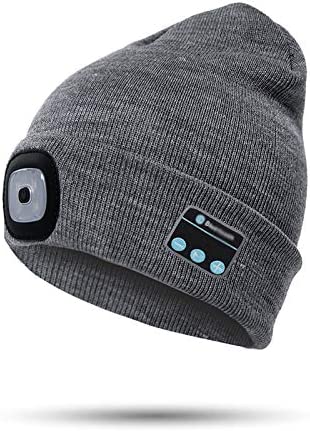 Bluetooth Mütze mit Licht Drahtlose Kopfhörer