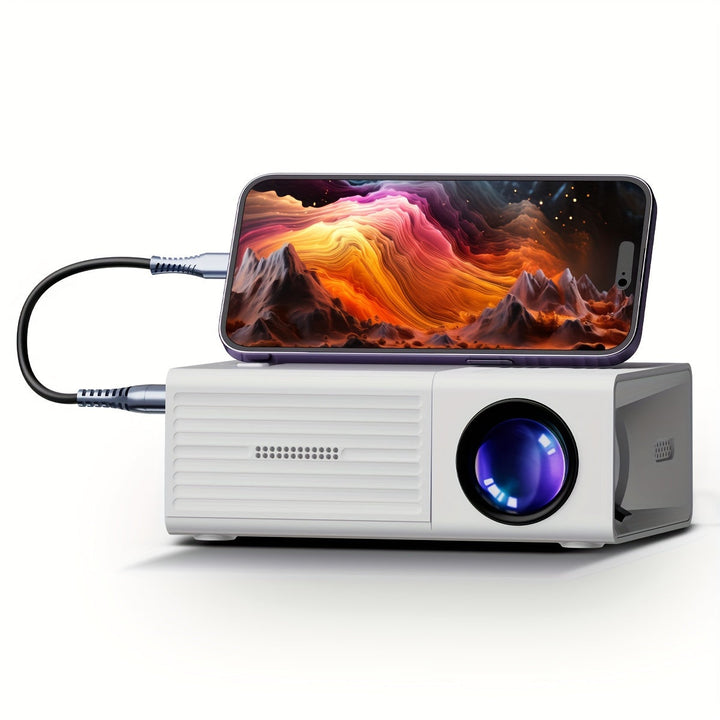 Skanto | LumoBeam Ultraheller Mini-Projektor (3000 Lumen) – Kompaktes HD Heim- & Outdoor-Kino