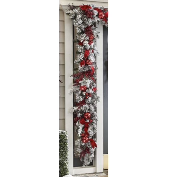 Skanto | Die kabellose vorbeleuchtete rot-weiße Weihnachtsdekoration