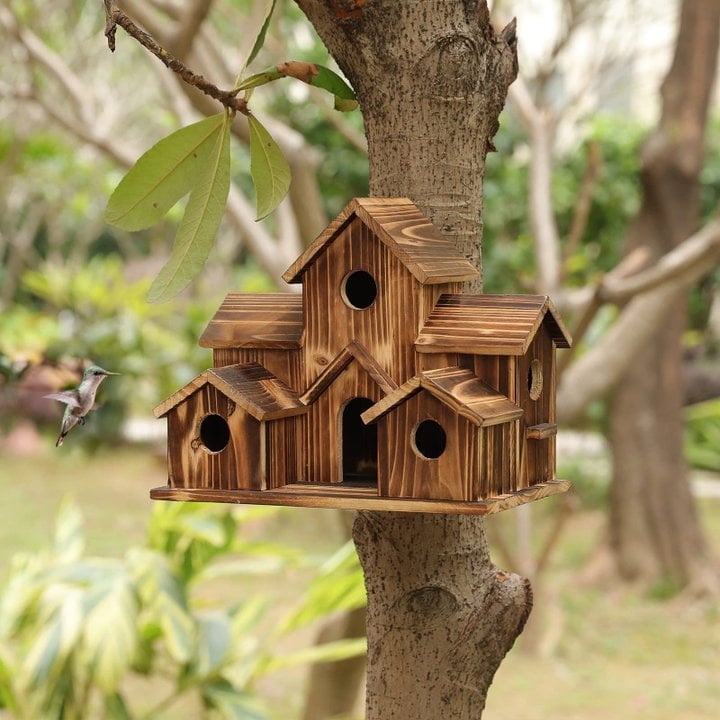 Skanto | Vogelhaus - Nesty - Rustikaler Stil - Außendekoration