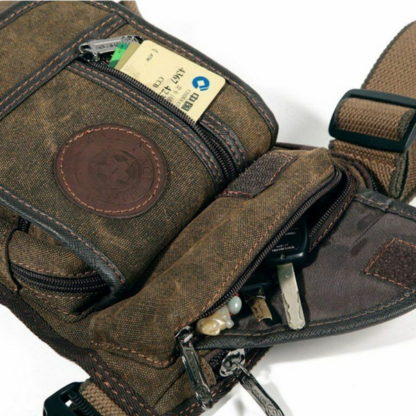 Skanto | Outdoor-Beintasche – Wasserdichte Motorrad-Oberschenkel- & Hüfttasche für Reisen & Abenteuer