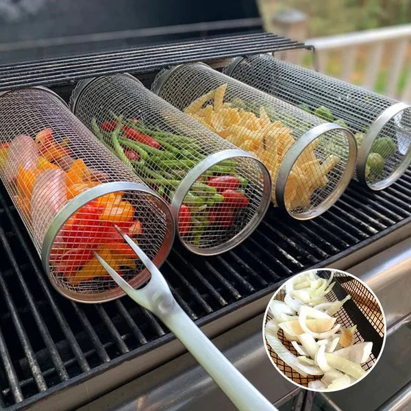 Skanto Skanto | Grill Spin – Rollender Grillkorb (1+1 Gratis)