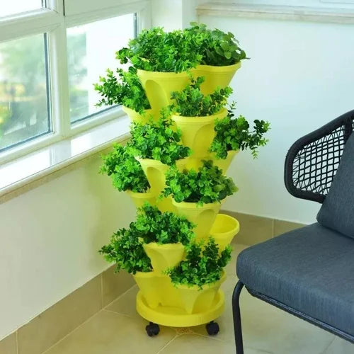 Skanto | Vertikaler Garten - PlantStack - Platzsparend - Grüne Gitterlösung