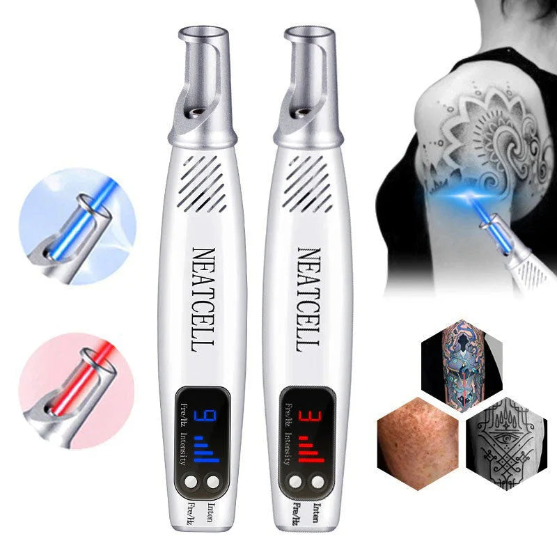 Skanto | Laser-Entfernungsstift | Laser-Tattooentfernung Rot & Blau