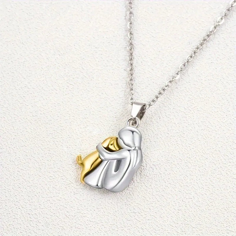 Skanto | PawHeart Halskette – Schmuck für Hundeliebhaber mit Pfotenabdruck