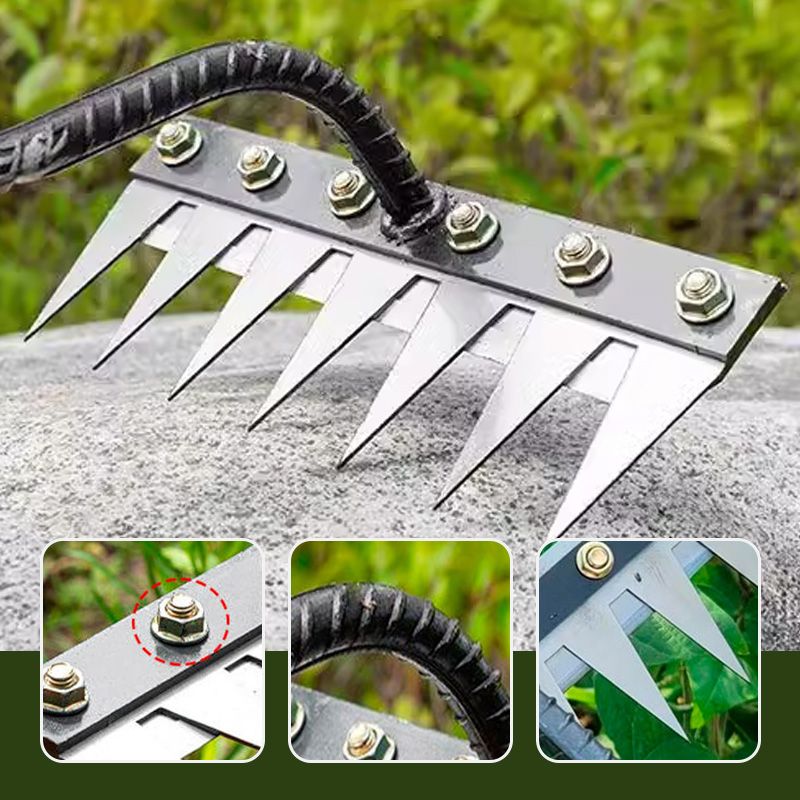 Skanto | Garden Tooth Expert – Vielseitiger Rechen aus Karbonstahl für Präzisionsarbeiten