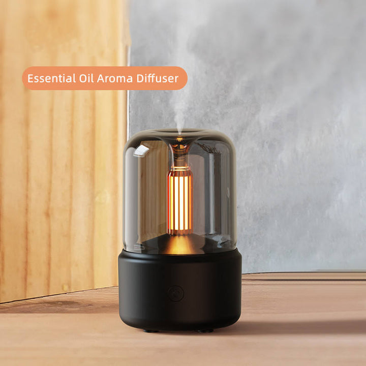 Skanto | Aromatherapie-Luftbefeuchter mit Kerzenlicht-Effekt