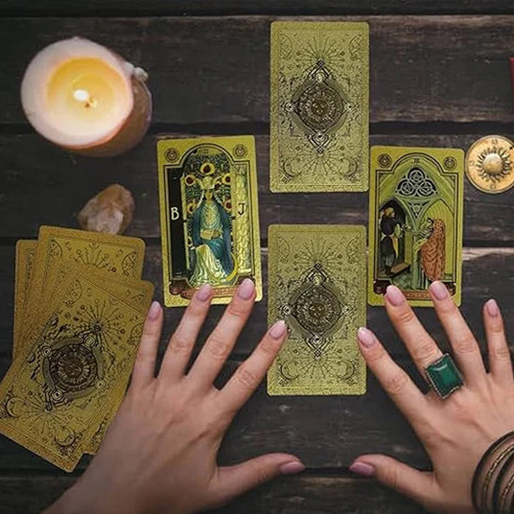 Entdecken Sie die mystische Welt des Tarot Goldfolien-Tarots