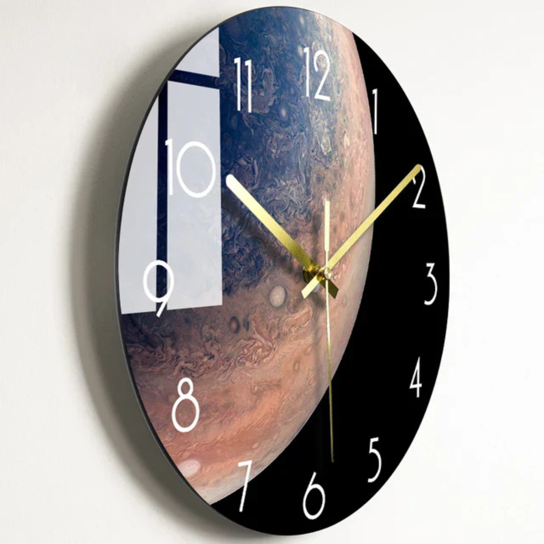 Skanto | Große Wanduhr aus Glas mit elegantem Design Luxorix