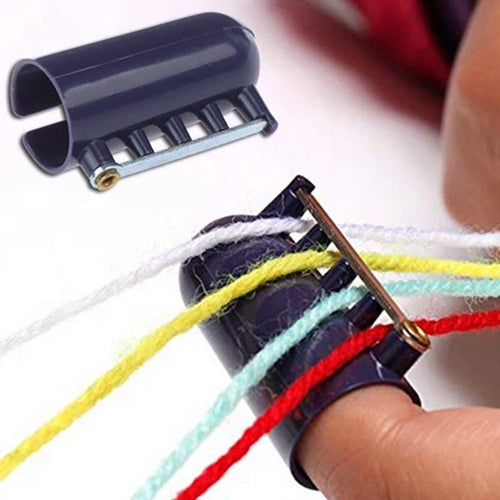Skanto | QuickStitch Strickfingerhut Garnführung