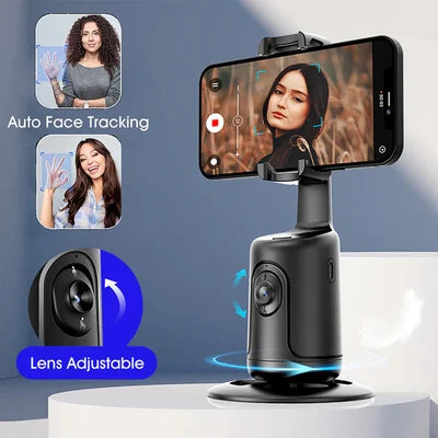 360° Drehung Smart Auto Gesicht Objektverfolgungs Halter