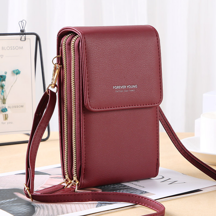 Skanto | Elegante Umhängetasche mit großem Fassungsvermögen und Touchscreen für Telefone